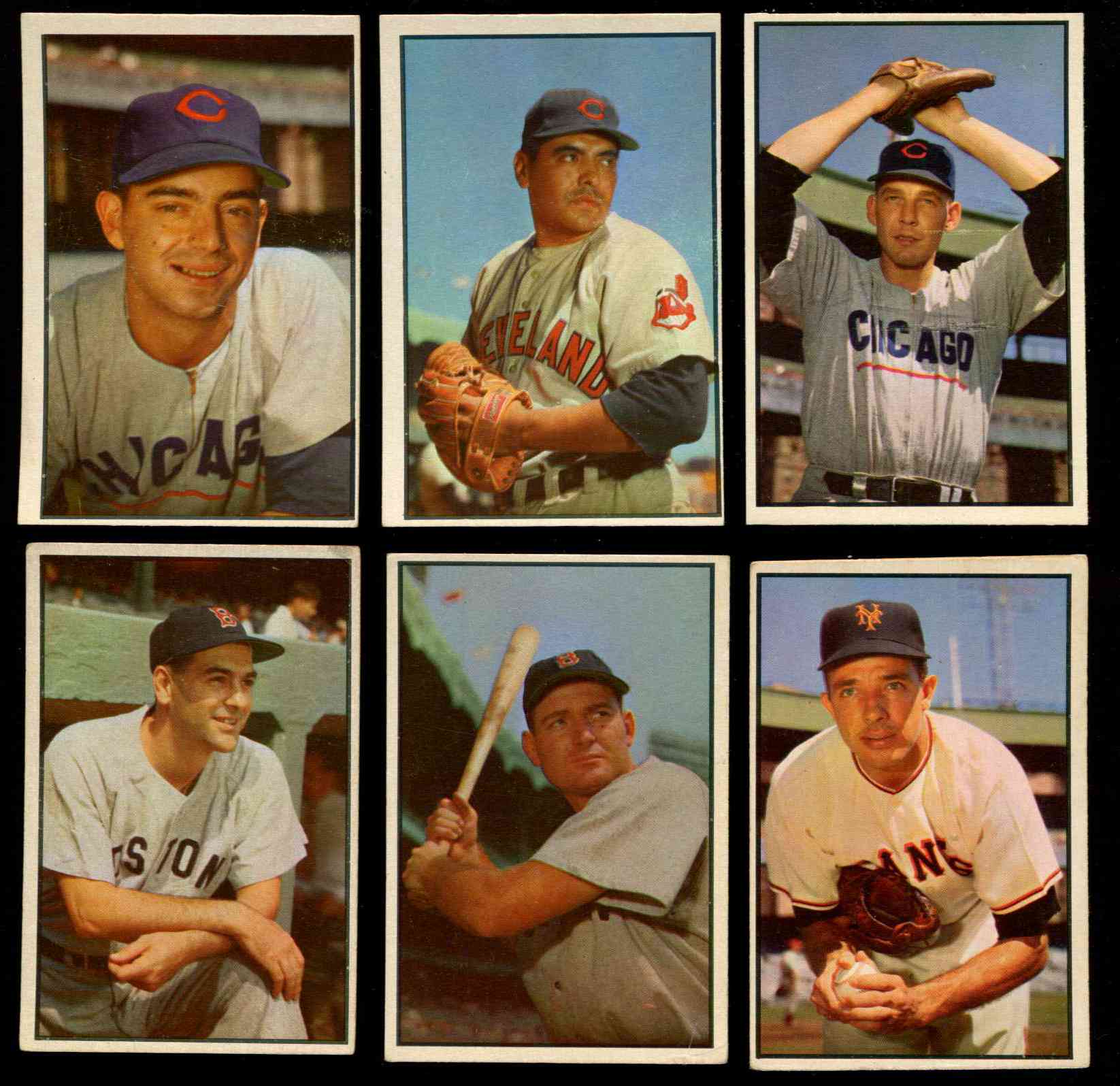 1953 Bowman Color # 57 Lou Boudreau MGR (Red Sox, Hall-of-Famer) Baseball cards value