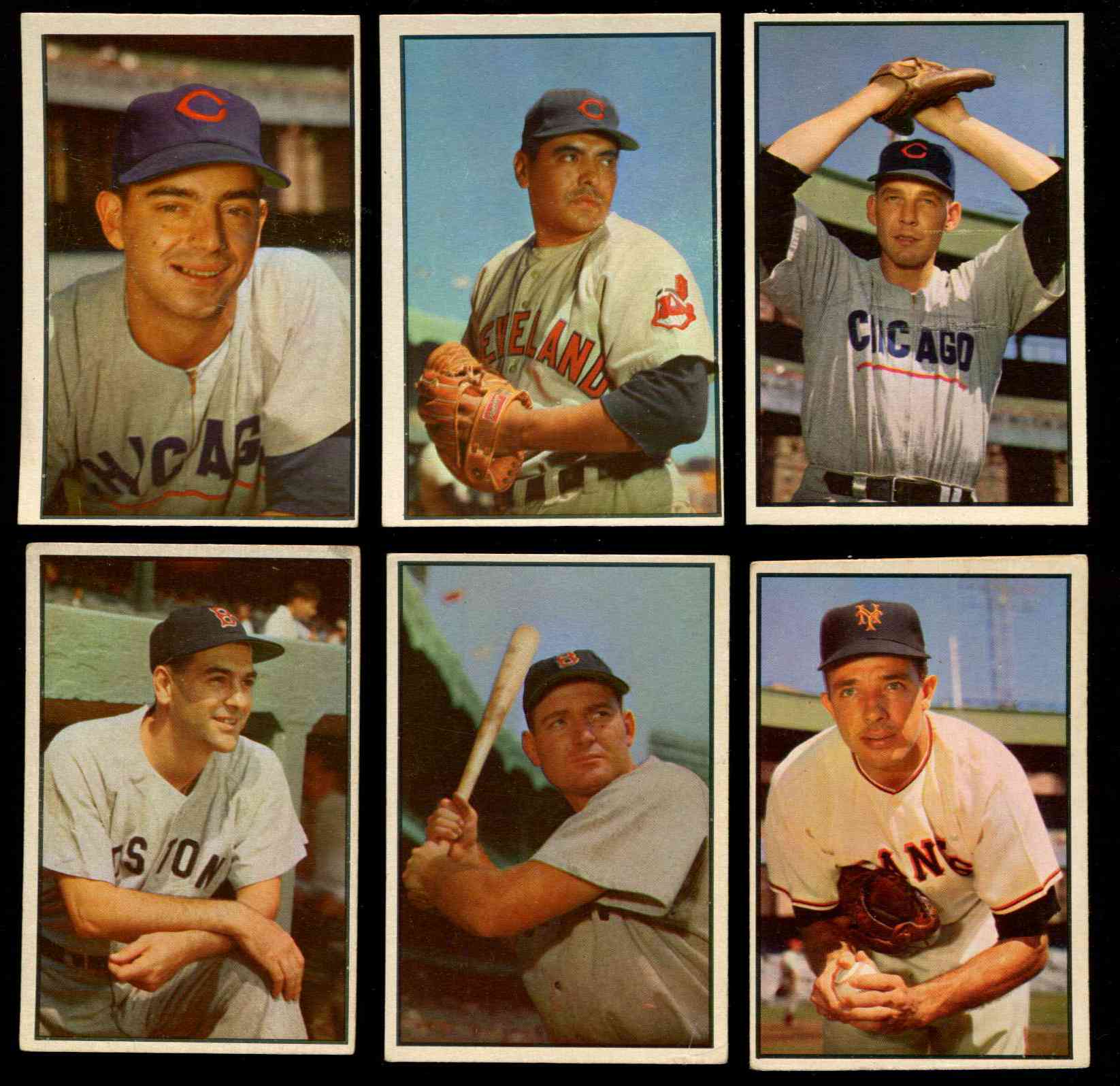 1953 Bowman Color # 43 Mike Garcia (Indians)