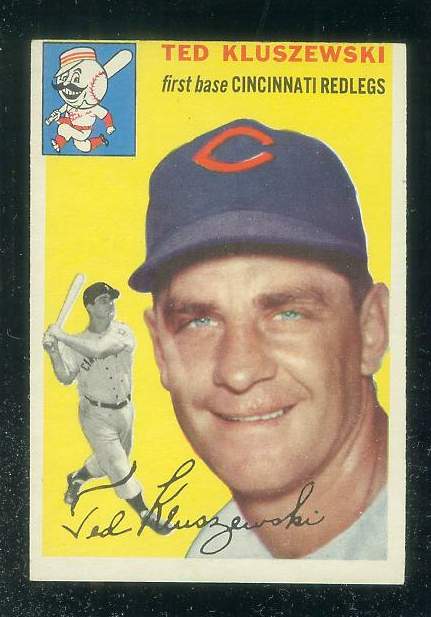 1954 Topps #  7 Ted Kluszewski [#] (Reds) Baseball cards value