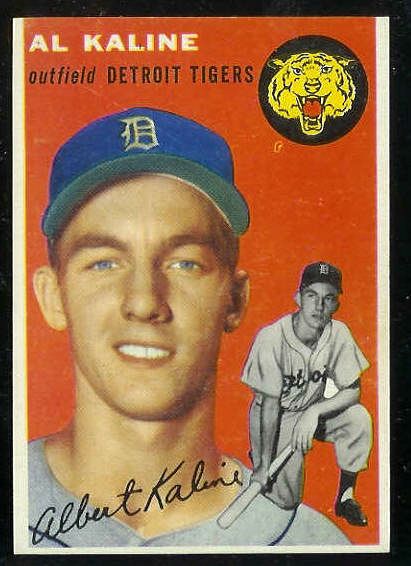 1954 Topps #201 Al Kaline ROOKIE [#] (Tigers) Baseball cards value