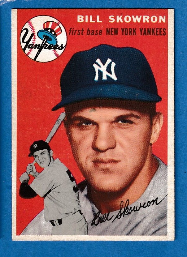 1954 Topps #239 Bill Skowron ROOKIE (Yankees) Baseball cards value