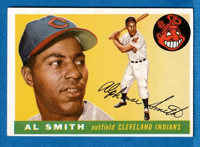 1955 Topps #197 Al Smith SCARCE HIGH NUMBER [#] (Indians) Baseball cards value