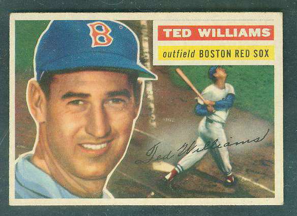 1956 Topps #  5 Ted Williams (Red Sox) Baseball cards value