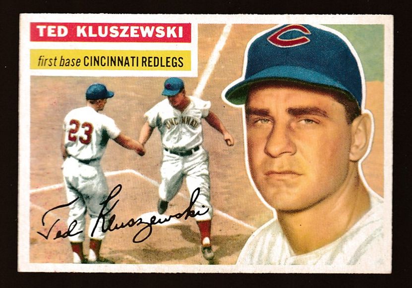 1956 Topps # 25 Ted Kluszewski [GB] [#] (Reds) Baseball cards value