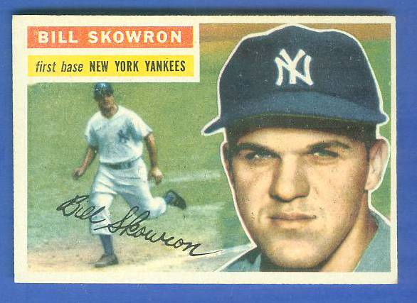 1956 Topps # 61 Bill 'Moose' Skowron [GB] [#] (Yankees) Baseball cards value