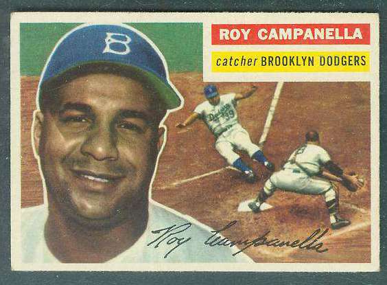 1956 Topps #101 Roy Campanella (Dodgers) Baseball cards value