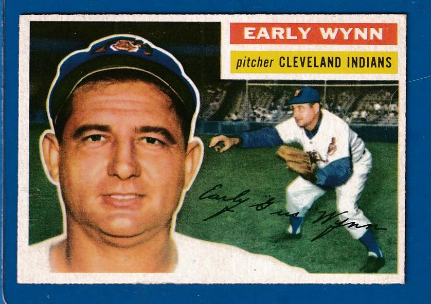 1956 Topps #187 Early Wynn [#] (Indians) Baseball cards value