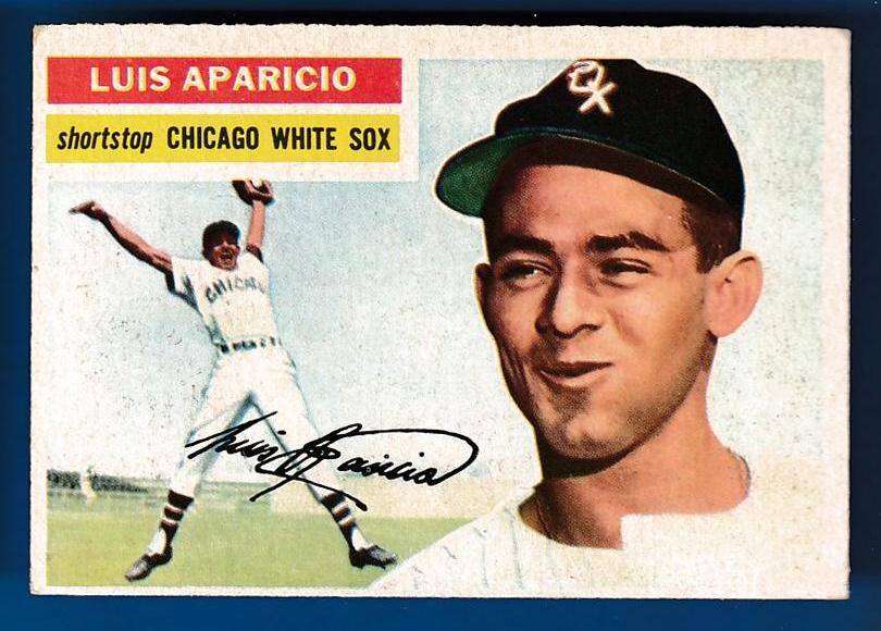 1956 Topps #292 Luis Aparicio ROOKIE (White Sox) Baseball cards value