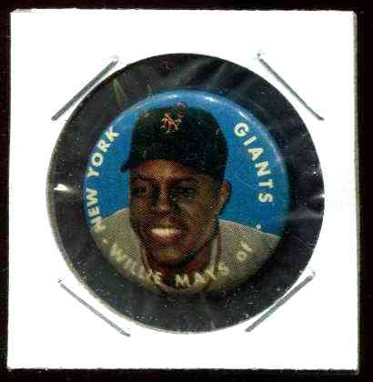 Willie Mays - 1956 Topps PIN  (Giants) Baseball cards value