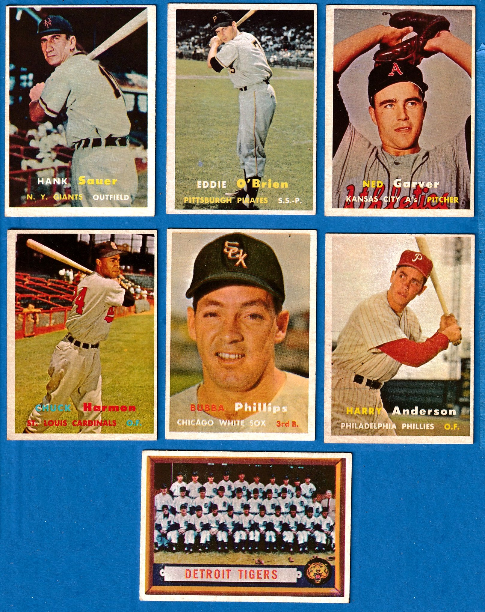 1957 Topps #198 Tigers TEAM card [#] Baseball cards value