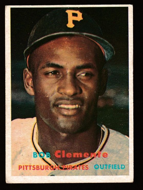 1957 Topps # 76 Roberto Clemente [#] (Pirates) Baseball cards value