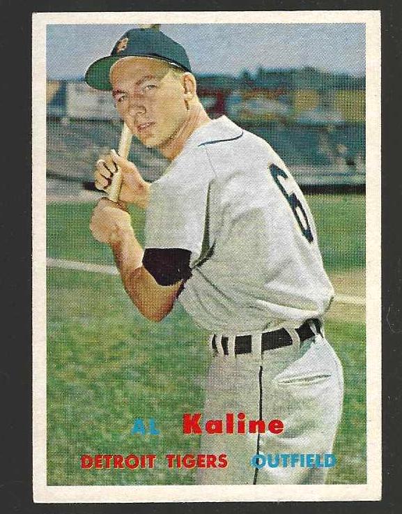 1957 Topps #125 Al Kaline [#] (Tigers) Baseball cards value