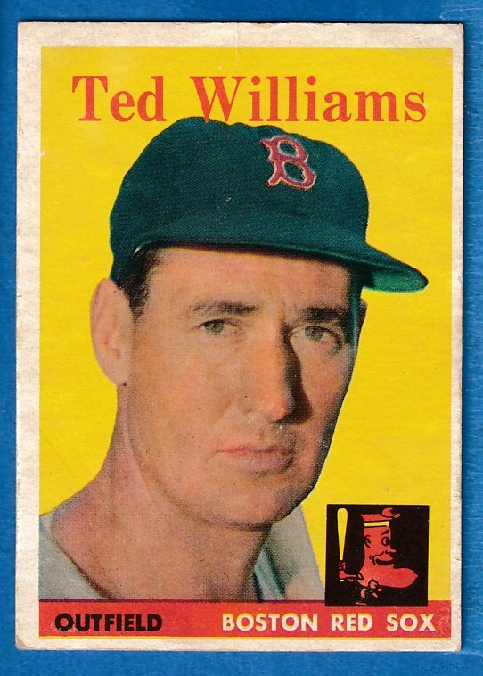 1958 Topps #  1 Ted Williams (Red Sox) Baseball cards value