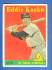 1958 Topps #  8B Eddie Kasko [VAR:YELLOW LETTER] [#] (Cardinals)