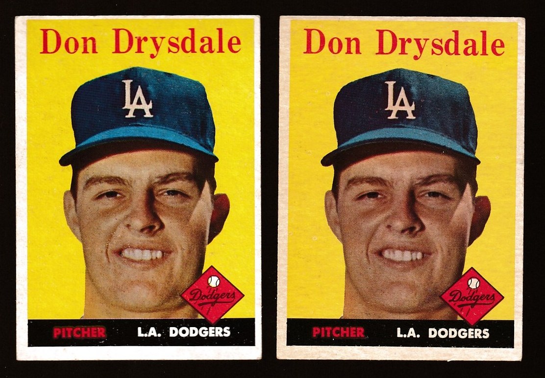 1958 Topps 25 Don Drysdale [] (Dodgers)