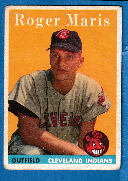 1958 Topps 47 Roger Maris ROOKIE (Indians)
