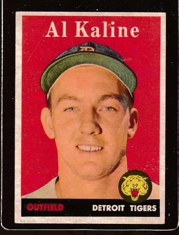 1958 Topps # 70 Al Kaline [#] (Tigers) Baseball cards value