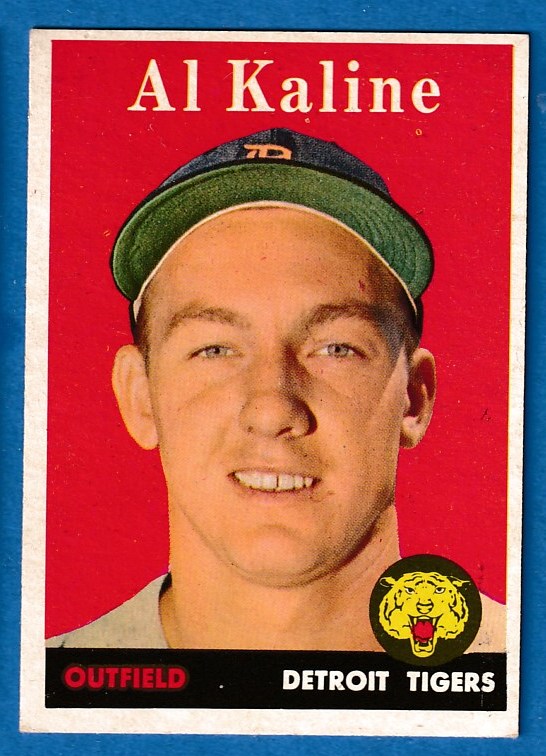 1958 Topps # 70 Al Kaline [#] (Tigers) Baseball cards value