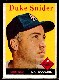 1958 Topps # 88 Duke Snider [#] (Dodgers)