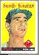 1958 Topps #187 Sandy Koufax [#] (Dodgers)