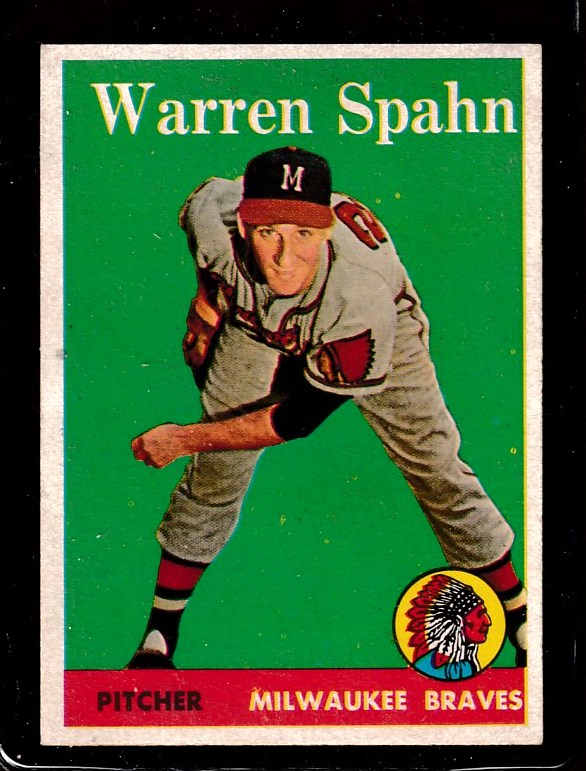 1958 Topps #270 Warren Spahn # (Braves)