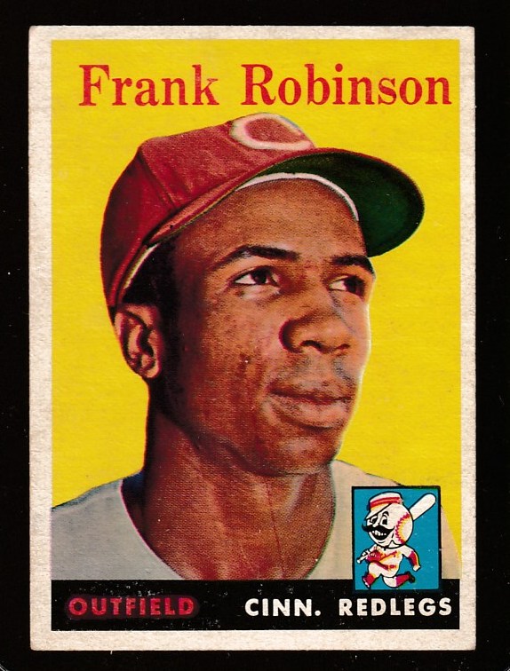 1958 Topps #285 Frank Robinson [#] (Reds,HOF) Baseball cards value