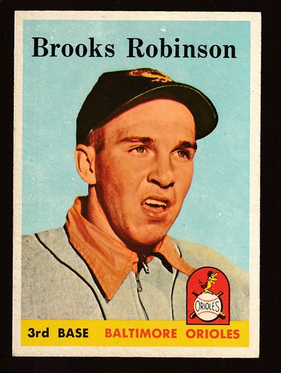 1958 Topps #307 Brooks Robinson [#] (Orioles) Baseball cards value