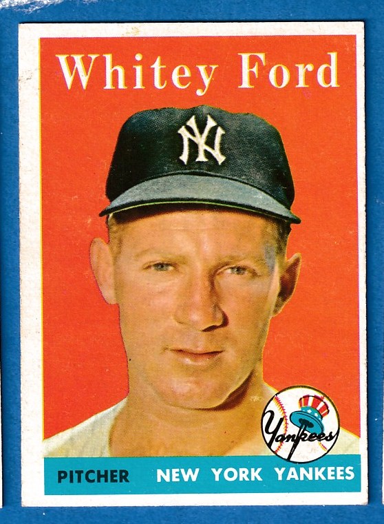 1958 Topps #320 Whitey Ford (Yankees) Baseball cards value