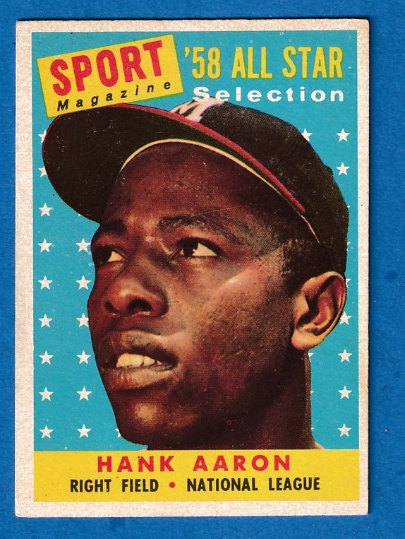 1958 Topps #488 Hank Aaron All-Star [#] (Braves) Baseball cards value