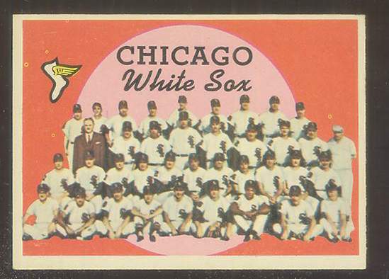 1959 Topps # 94 White Sox TEAM card [#] Baseball cards value