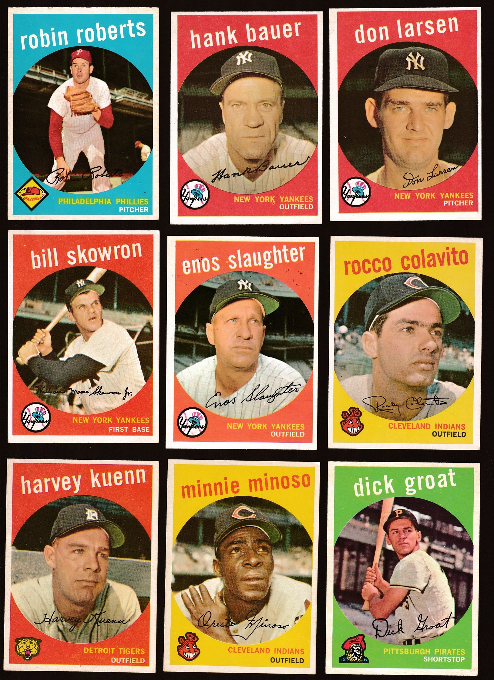 1959 Topps #420 Rocky Colavito [#] (Indians) Baseball cards value