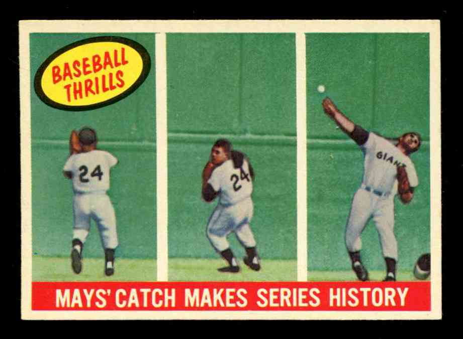 1959 Topps #317 'NL Hitting Kings' (Willie Mays/Richie Ashburn) Baseball cards value