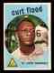 1959 Topps #353 Curt Flood (Cardinals)