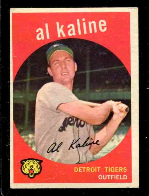 1959 Topps #360 Al Kaline (Tigers) Baseball cards value