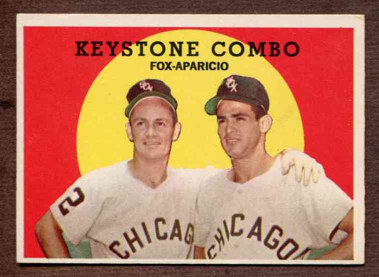 1959 Topps #408 'Keystone Combo' [#] Nellie Fox/Luis Aparicio (White Sox) Baseball cards value