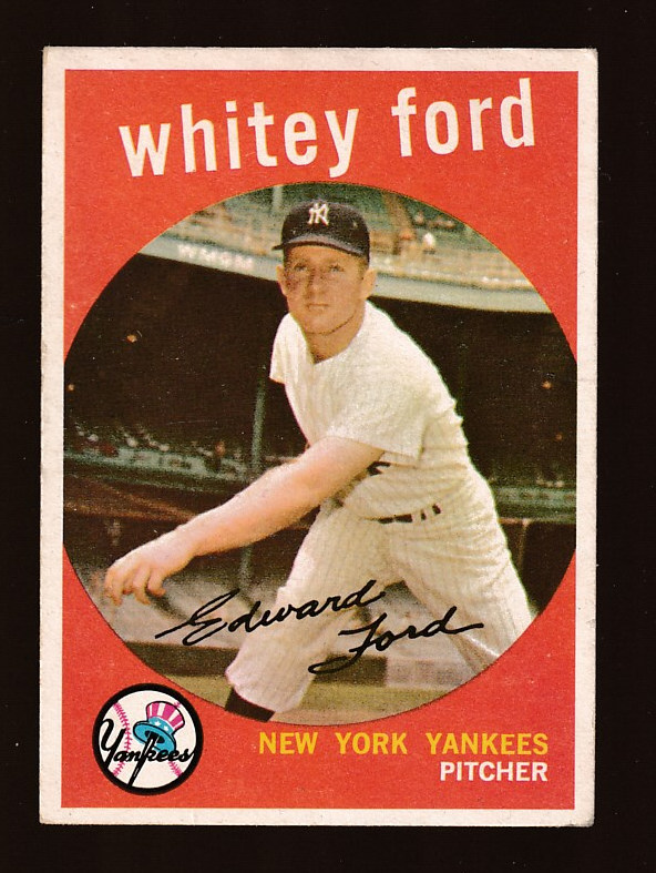 1959 Topps #430 Whitey Ford [#] (Yankees) Baseball cards value