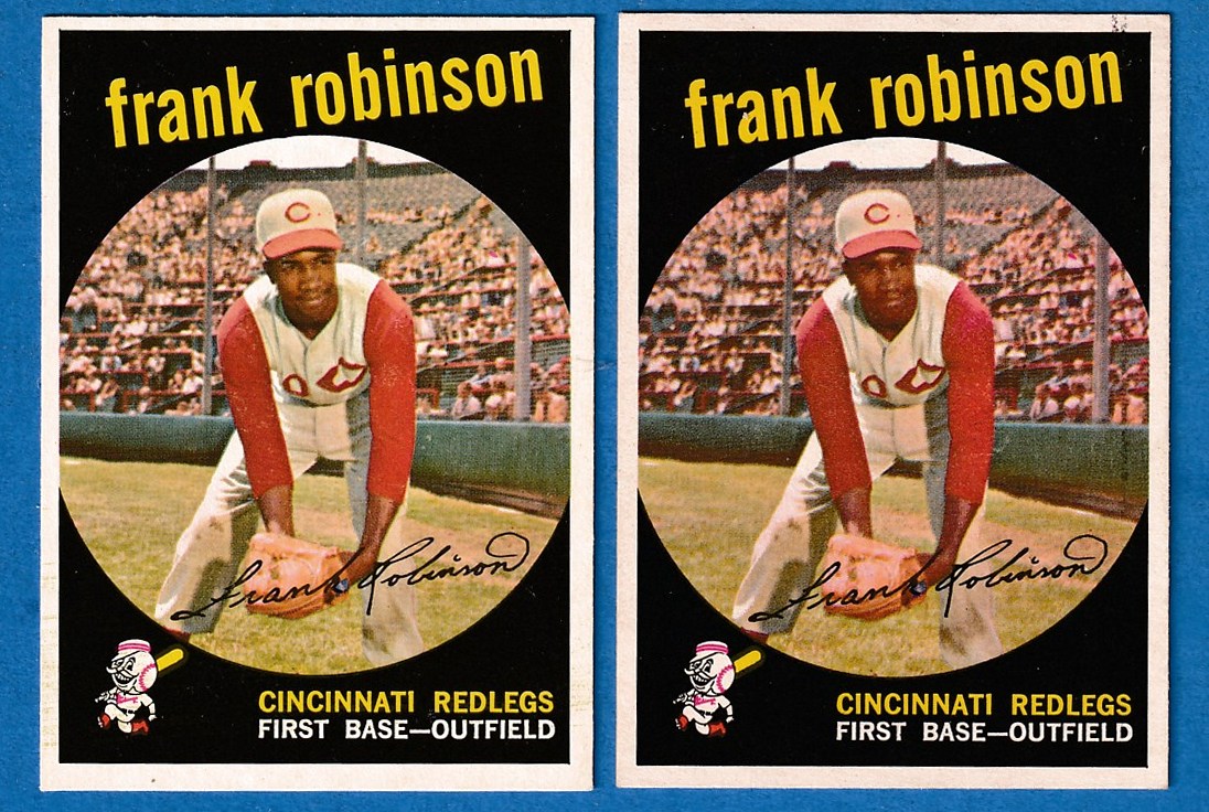 1959 Topps #435 Frank Robinson [#] (Reds) Baseball cards value