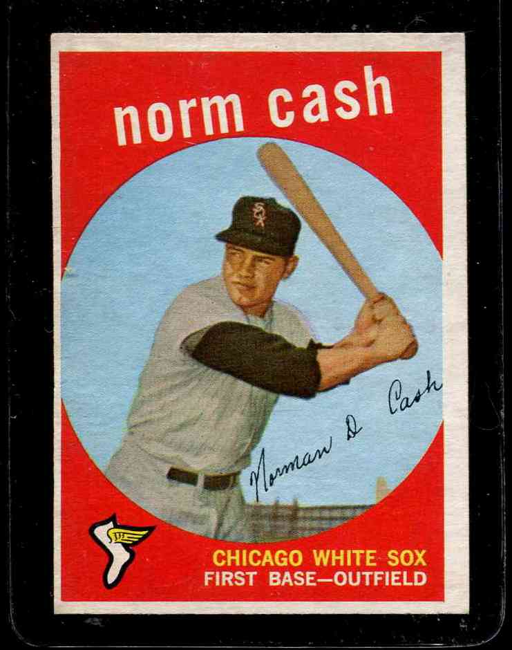 1959 Topps #509 Norm Cash ROOKIE SCARCE HIGH # (White Sox) Baseball cards value