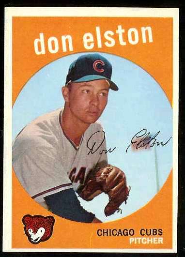 1959 Topps #520 Don Elston SCARCE HIGH # [#a] (Cubs) Baseball cards value
