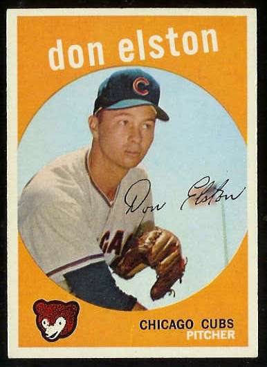 1959 Topps #520 Don Elston SCARCE HIGH # [#b] (Cubs) Baseball cards value