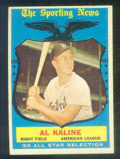 1959 Topps #562 Al Kaline All-Star SCARCE HIGH # (Tigers) Baseball cards value