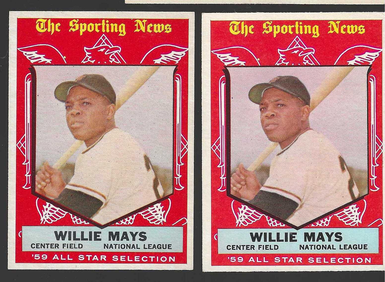 1959 Topps #563 Willie Mays All-Star SCARCE HIGH # [#] (Giants) Baseball cards value
