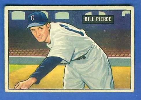 1951 Bowman #196 Billy Pierce ROOKIE (White Sox) Baseball cards value