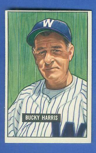 1951 Bowman #275 Bucky Harris SCARCE HIGH# (Senators) Baseball cards value