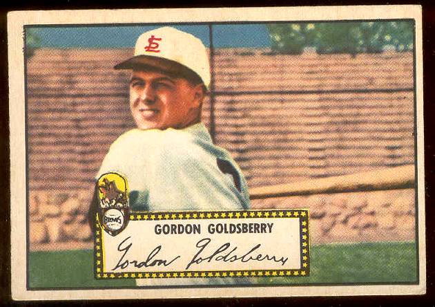 1952 Topps # 46 Gordon Goldsberry (St. Louis Browns) Baseball cards value