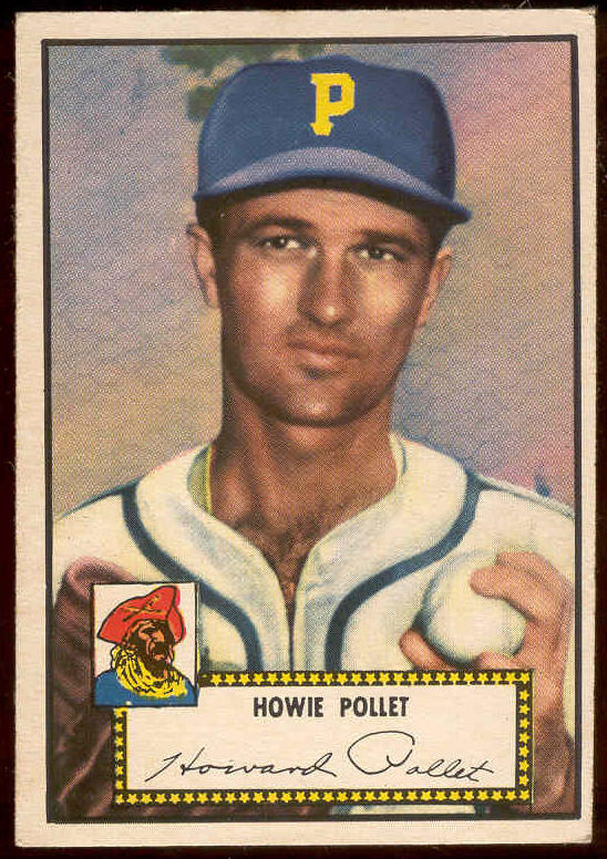 1952 Topps # 63 Howie Pollet (Pirates) Baseball cards value