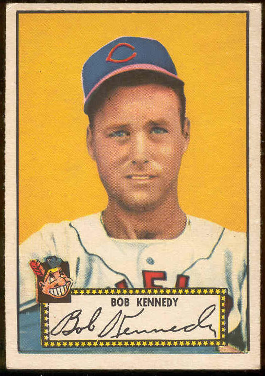 1952 Topps # 77 Bob Kennedy (Indians) Baseball cards value