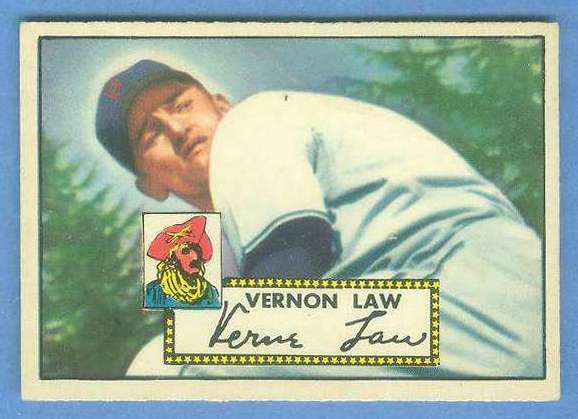 1952 Topps # 81 Vernon Law (Pirates) Baseball cards value