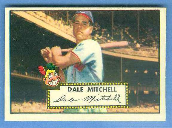 1952 Topps # 92 Dale Mitchell (Indians) Baseball cards value
