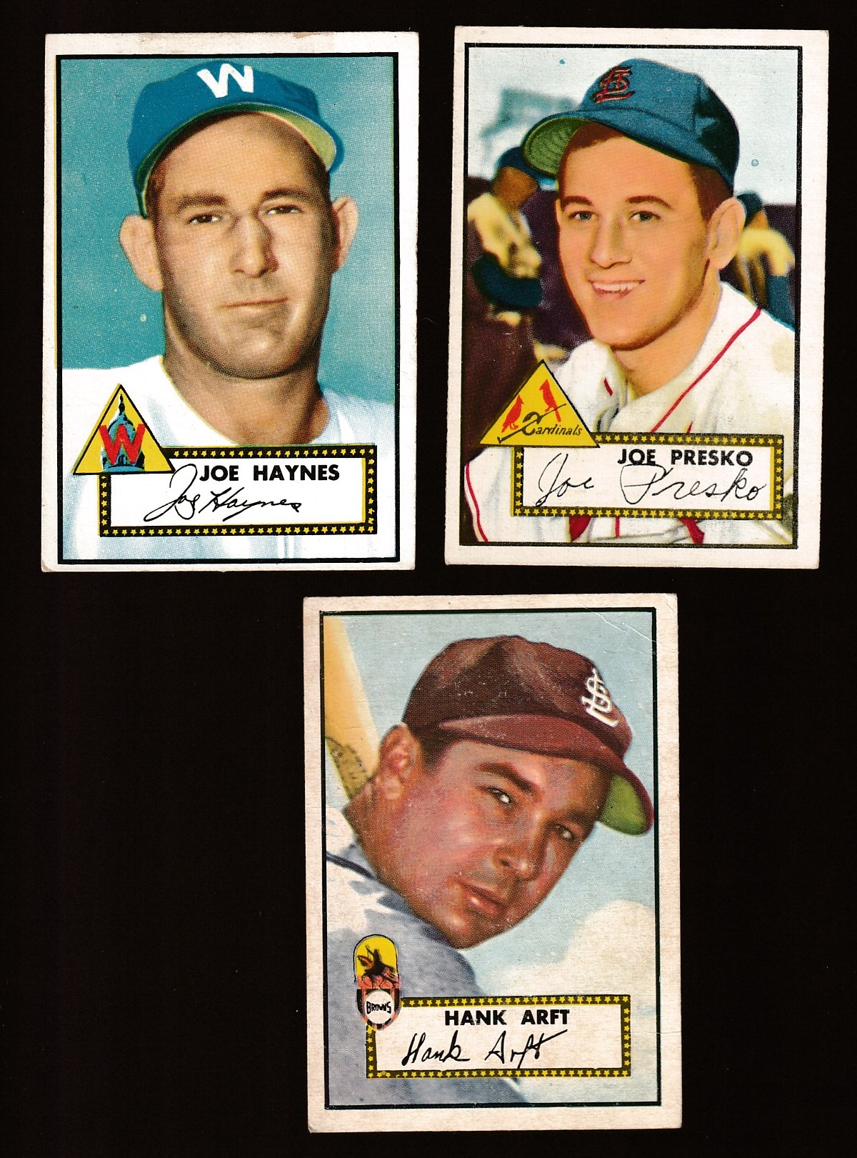 1952 Topps #284 Hank Arft SHORT PRINT (St. Louis Browns) Baseball cards value